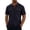 Black, variant on Sheghy T Shirts for Man Trendy Men's Solid Color Short Sleeve Lapel Zipper Casual Sport Jacket Outerwear Top Gray XXXL