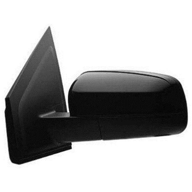 Left Hand Power Non-Heated Door Mirror with Cover Folding for 2005-2007 Freestyle, Texture & Smooth Black