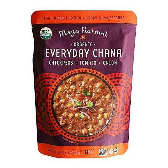 Maya Kaimal Everyday Chana Tom Onion, 10 oz | Pack of 6