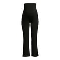 thumbnail image 6 of Time and Tru Women's Maternity Essential Knit Flare Pants, Sizes S-XXL, 6 of 6