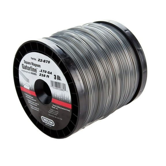 Oregon 22-870 Magnum Gatorline 3 Lb 213' Spool 0.170" Gauge Commercial Grade Square String