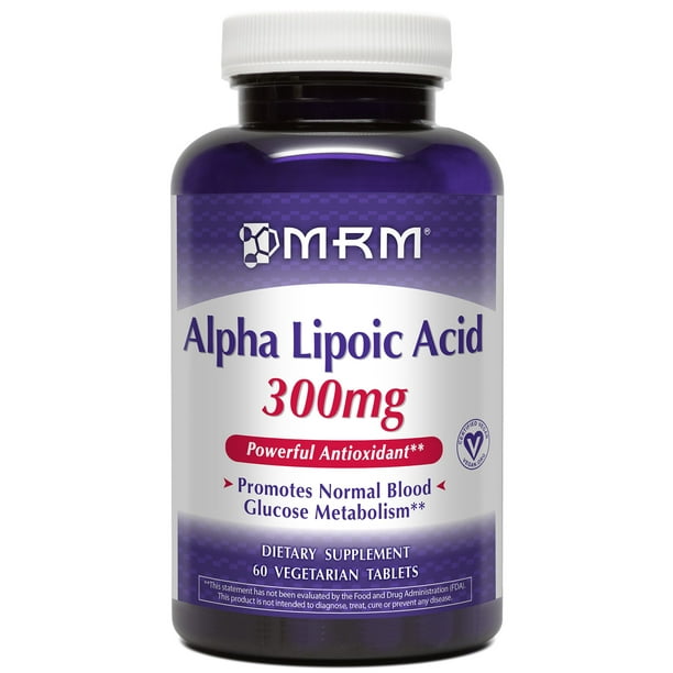 MRM Alpha Lipoic Acid 300mg Tablets, 60 Ct