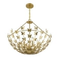 thumbnail image 4 of Burnished Brass Six Light Pendant from the Birch Collection, 4 of 6