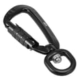 thumbnail image 3 of Yeacher 2pcs Swivel Carabiner Clip 360° Rotatable Spinner Carabiner Small Auto Locking Carabiner 4KN, 3 of 7
