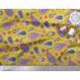 thumbnail image 2 of Soimoi Poly Georgette Fabric Artistic Paisley Print Sewing Fabric Yard 42 Inch Wide, 2 of 3