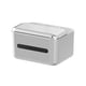 thumbnail image 1 of Advancent Estuche de almacenamiento de pañuelos de plástico para baño, sala de estar, soporte de papel para baño, anteojos, caja inferior Almacenamiento y organización del hogar Plata Advancent HA063789-01B, 1 of 6