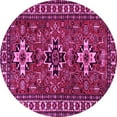 thumbnail image 1 of Ahgly Company Indoor Round Persian Pink Traditional Area Rugs, 6' Round, 1 of 4