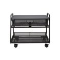 thumbnail image 3 of Pemberly Row Contemporary Stainless Steel Under Desk Machine Black Stand, 3 of 6