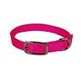 thumbnail image 3 of Hamilton 3/8" Single Thick Nylon Deluxe Dog Collar, 12 inch, Hot Pink, 3 of 3