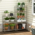 thumbnail image 4 of Furinno Wayar 5-Tier Metal Storage Shelf Rack, 22 x 12 x 48, Stainless Steel, 4 of 6