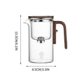 thumbnail image 3 of HOZADOIE A Kettle Kitchen Essentials Rodless Teapot Lazy Tea Set Tea Water Separation Cup Glass Inner Bladder Magnetic Suction Floating Cup, 3 of 9
