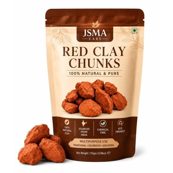 Trozos de Arcilla Comestible Roja JSMA CARE 110 g Natural