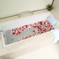 thumbnail image 2 of Inteprter Cojín cómodo de PVC para bañera de cuello con ventosa para almohada de baño de Spa con soporte para cuello y hombros Juegos de accesorios de baño Púrpura, 2 of 6