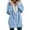 Light Blue, variant on ZZwxWA Women's Fleece Jacket Full Zip Up Plus Size Hooded Casual Winter Coats Shaggy Warm Sweatshirt Coat Teddy Bear Jacket Sale