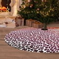 thumbnail image 6 of Rateoe Leopard Skins And Heads Print Christmas Tree Skirt 48" for Xmas Holiday New Year Party Circle Tree Mat Ornaments Decoration, 6 of 7