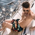 thumbnail image 2 of luoweisi Men's Beach Shorts Quick Dry Swim Trunks with Mesh Lining Fish XL, 2 of 5