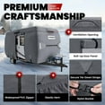 thumbnail image 3 of KING BIRD 13'- 16' Upgraded Fiberglass RV Cover Travel Trailer Cover, Utility Camper Cover, 3 of 9