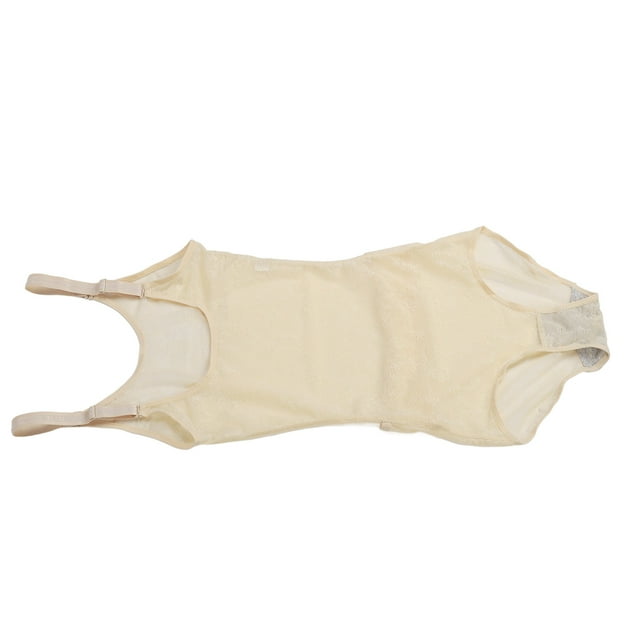 Body moldeador de cintura fina de seda de hielo de jacquard para mujer, color de piel M, apto para 115,7 a 132,3 lb