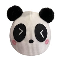 lacooooppia Panda Snow Ski Helmet Cover Helmet Decoration Adorable Decorative Warm Fun Knitted ing Helmet Cover for Winter Outdoor