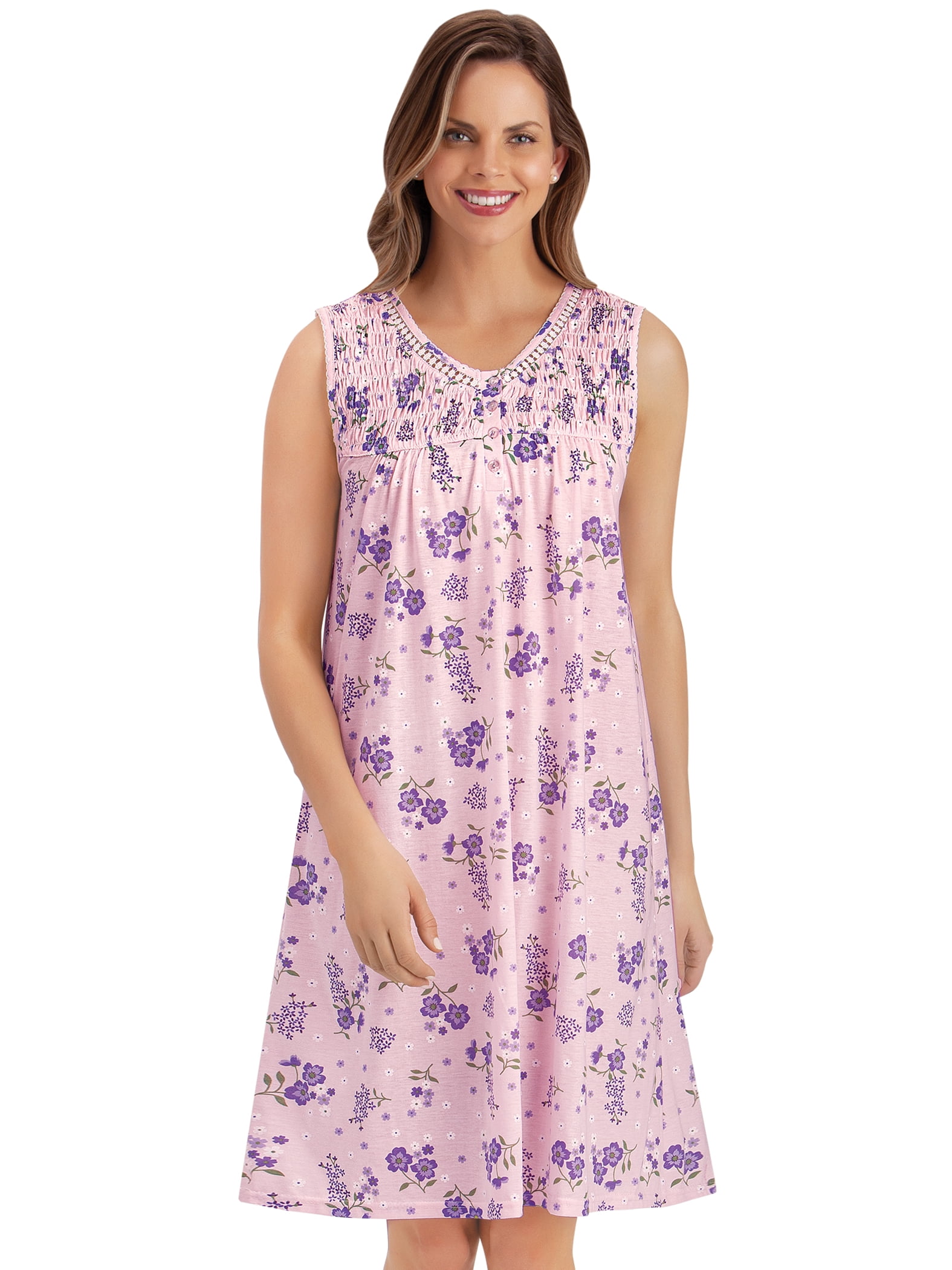 Collections Etc. - Collections Etc Women's Beautiful Floral Nightgown ...
