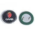 thumbnail image 1 of 68mm 2 3-pin Saab Car Front Hood Emblem Tailgate Bumper Badge Compatible with Saab 9 3 9 5 9-3 9-5 Saab Emblem Decal Accessories Yal, 1 of 5