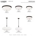 thumbnail image 3 of 50875-07 Livex Lighting Meridian - 5 Light Pendant in Modern Style - 24 Inches wide by 17 Inches high-Bronze Finish    -Traditional Installation, 3 of 13
