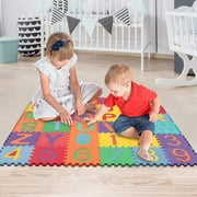 84.6inx56.4in Alphabet Play Mat For Kids Toddlers - Interlocking Foam Puzzles ABC & Numbers 0 To 9 Flooring Mat For Play & Exercise For Crawling Baby, Infant, Classroom, Toddlers, Kids, Gym Workout