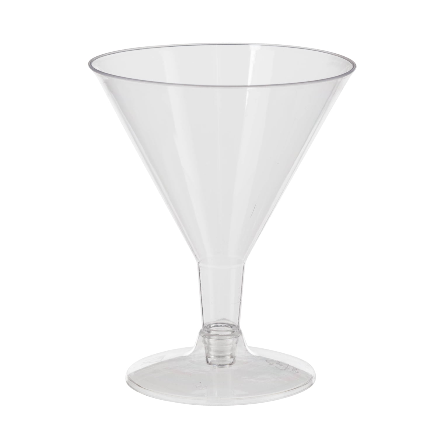 Clear Plastic Martini Glasses, Plastic Dessert/Cocktail Cups Great For