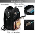 thumbnail image 4 of My Hero Academia Himiko Toga Backpack Schoolbag Large Capacity Daypack Bookbag Satchel Notebook Laptop Backpack Travel Bag USB Rucksack, 4 of 7
