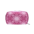 thumbnail image 2 of 6.5x2.5x4 In Printed Makeup Bag Organizer with 5 Compartments Travel Toiletry Pouch Bag Flower Of The Prosperous Scene, 2 of 6