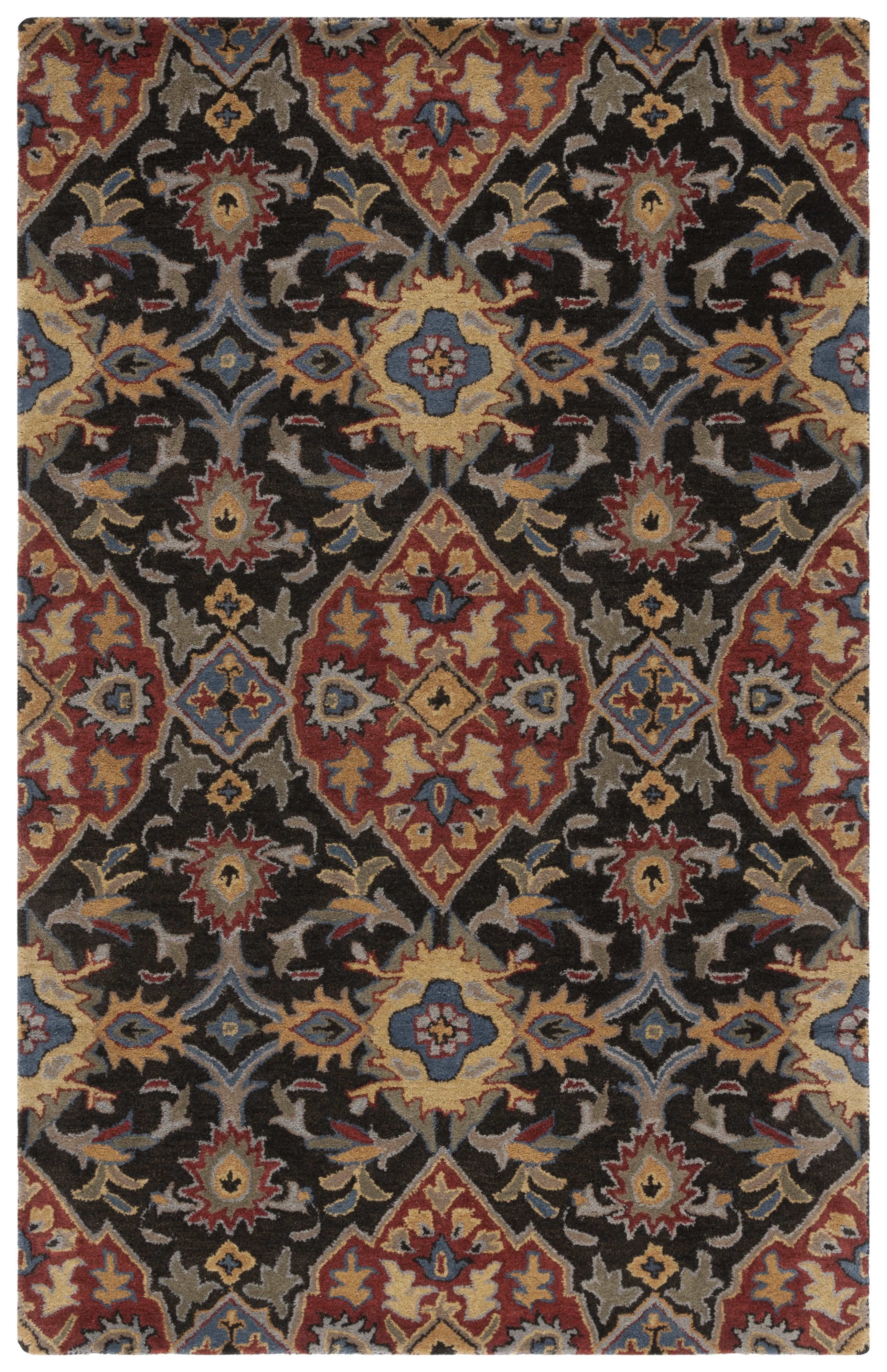 Safavieh Heritage Reanna Oriental Wool Area Rug, Charcoal/Red, 3' x 5'