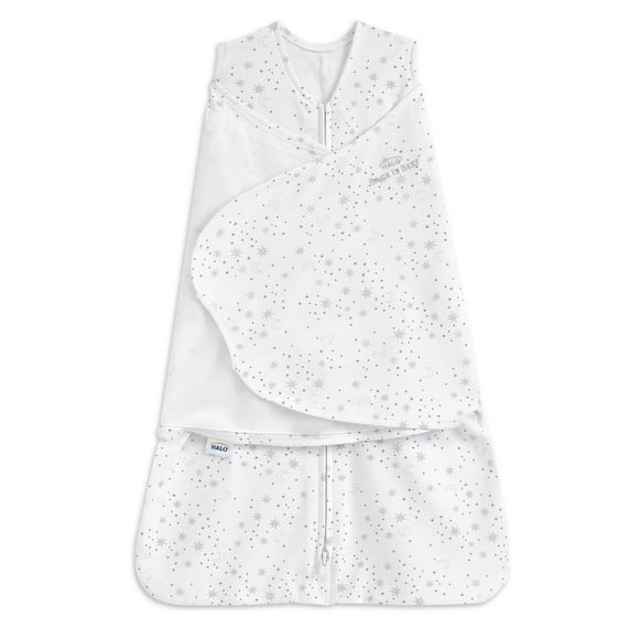HALO® SleepSack® Swaddle - Cotton - Midnight Moons-Grey SM