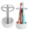 thumbnail image 4 of Rust-Resistant Stable Stainless Steel  Toothbrush Holder, Toothbrush Stand, RV For Bathroom Dormitory Children'S Bathroom White, 4 of 8