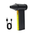thumbnail image 2 of Aire comprimido Mini soplador de aire potente Profesional Compacto Compacto Handheld Air Duster ventilador para limpieza del automóvil , Negro, 2 of 8