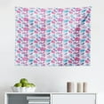 thumbnail image 1 of Blue and Pink Tapestry, Abstract Contemporary Pattern with Vibrant Squares, Fabric Wall Hanging Decor for Bedroom Living Room Dorm, 2 Sizes, Hot Pink Sky Blue, by Ambesonne, 1 of 1