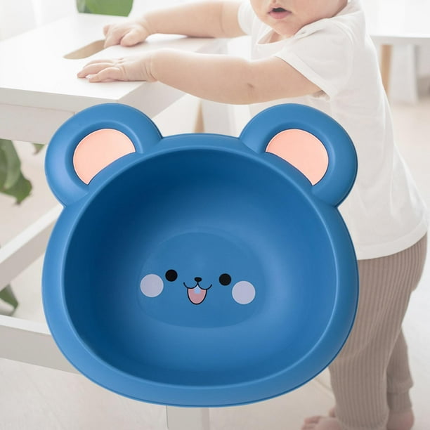 Lavabo Lavabo de mano Lavabo Ahorro de espacio Antideslizante Suave 3600 ml Cómodo Lindo Cara Lavabo Bañera para pies Cocina Camping Viajes Bebé Azul Macarena Lavabo