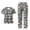 Grey-Dinosaur Teeth, variant on Kuiaobaty Cute Teeth Print Scrubs for Women Set Stretch Dentist Uniforms with 6 Pockets Comfort Medical Uniforms for Dental Staff, Purple