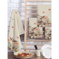 thumbnail image 2 of Spring Easter Sheep Kitchen Dish Towels for Drying Dishes Set of 3, Colorful Eggs Floral Botanical Rustic Waffle Weave Microfiber Hand Tea Bathroom Towels Quick Dry & Absorbent Towel 15.7x23.6, 2 of 7