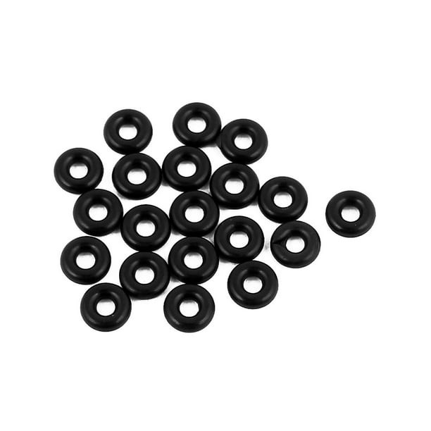 20Pcs 6mm x 1.9mm Rubber Orings NBR Heat Resistant Sealing Ring