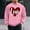 Pink(New), variant on PNTUTB Men's Casual Long Sleeve Crew Neck Fashion Valentine's Day Print Loose Comfortable Pullover Sweatshirts