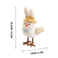thumbnail image 5 of SDJMa Light Up Easter Bird Decorations, Cute Lighted Standing Easter Bunny Bird Plush Doll Table Centerpiece for Spring Easter Holiday Party Farmhouse Home Tiered Tray Decor, 5 of 9
