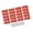 Brick red, variant on Misright 20Pcs Plastic Garden Retaining Fence Stone Look Border Panels Garden Edging