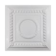 thumbnail image 3 of Great Lakes Tin Cleveland Gloss White 2ft x 2ft Lay In Ceiling Tiles (5 Pack), 3 of 6