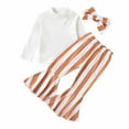 thumbnail image 2 of Tenues Grande Taille 2 Pcs Saint-Valentin Hiver Filles Garçons Coton Col Rond Manches Longues Pantalon Imprimé Vache Bandeau Ensemble Trois Pièces Mode Filles en Liquidation, 2 of 9