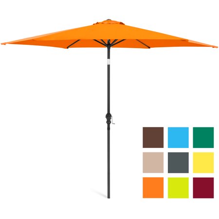 Best Choice Products 10ft Steel Market Outdoor Patio Umbrella W