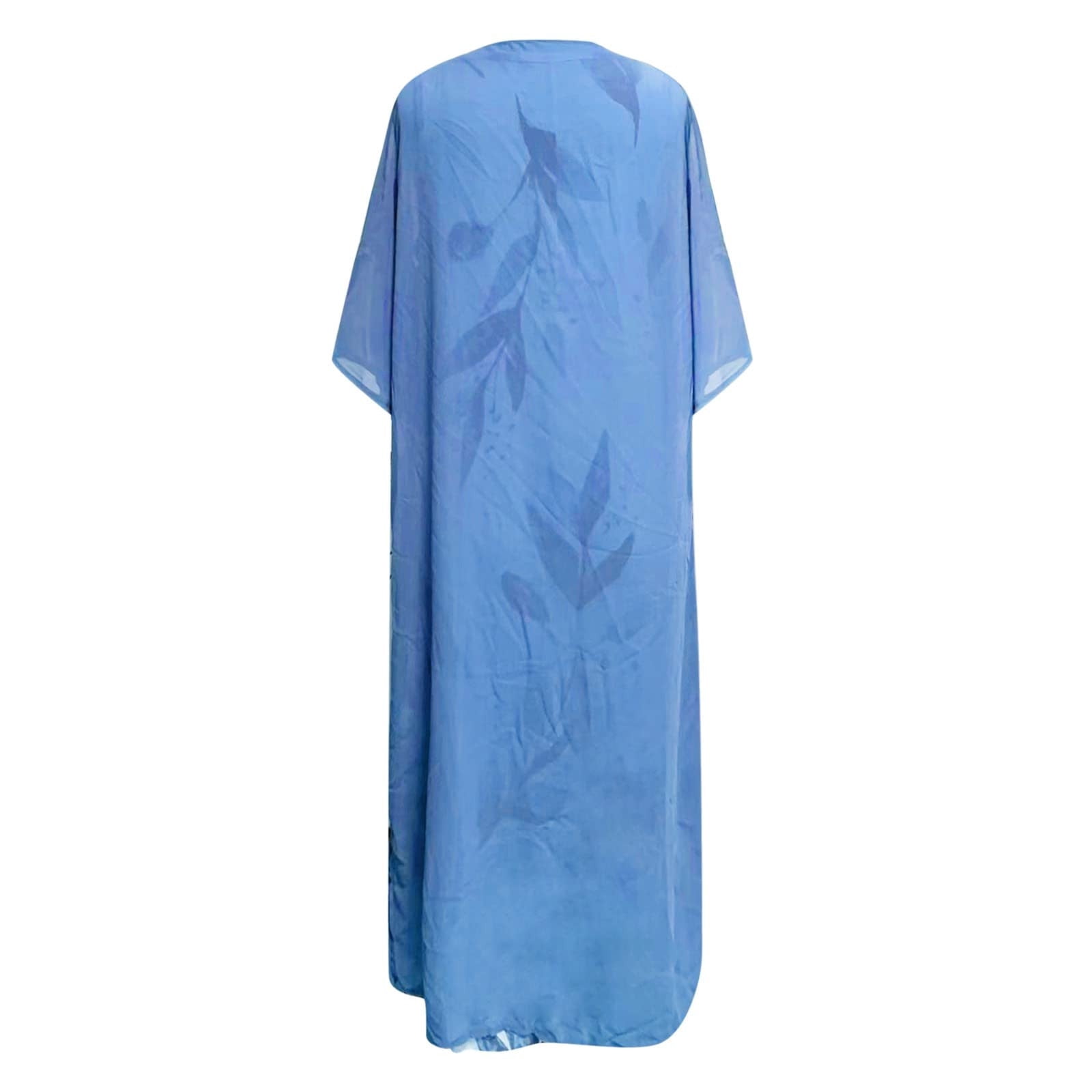 Baikeli Dress for Deals of The Day Clearance Fashion Women Casual Floral Printing Round Neck Sleeveless Dress Solid Coat Two-Piece Set Dress for Women