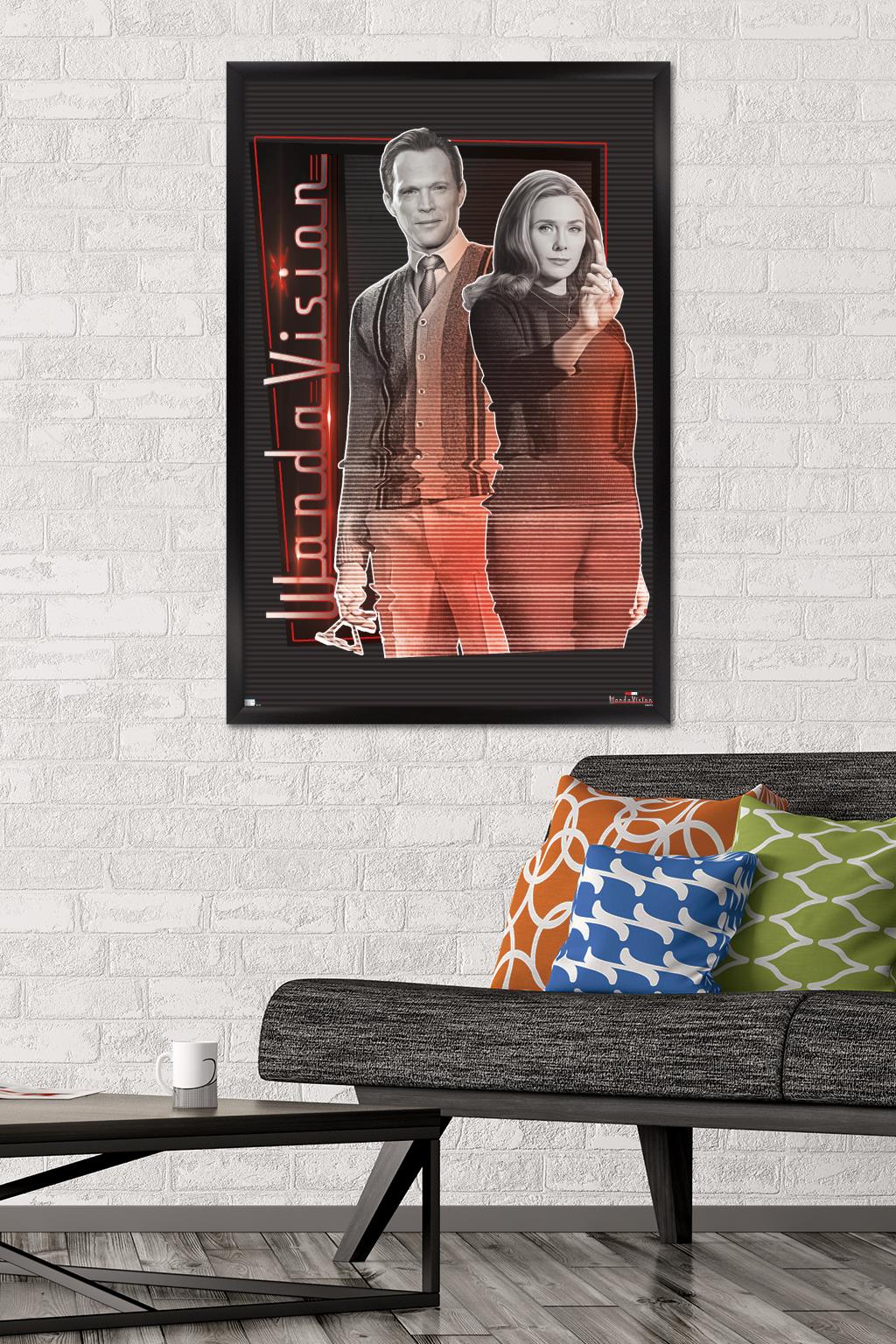 Marvel WandaVision - Together Wall Poster, 22.375" x 34", Framed