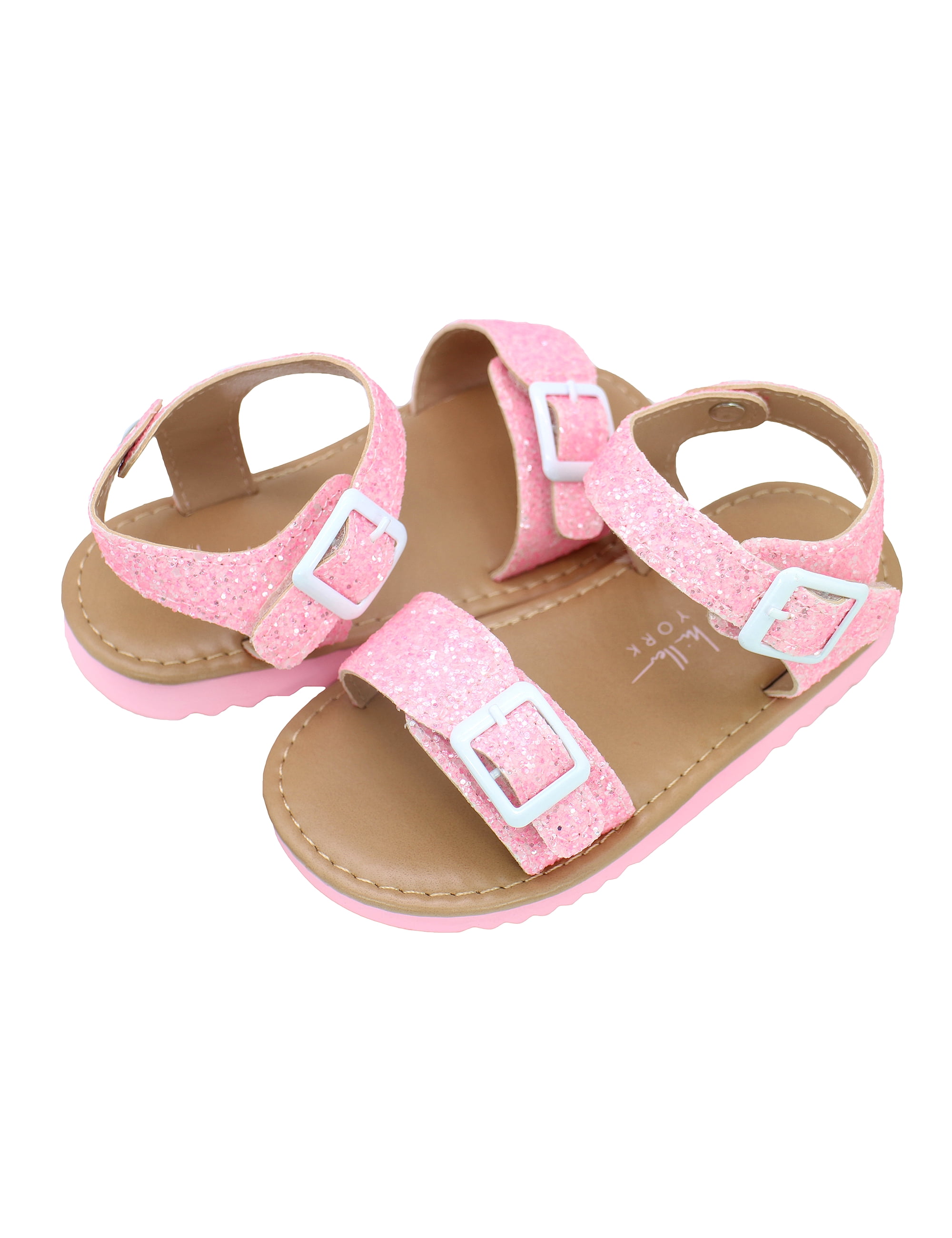 Toddler Nicole Miller Girls Chunky Glitter Sandals