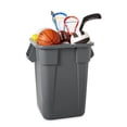 thumbnail image 5 of Brute 28 Gal. Gray Polyethylene Square Trash Can, 5 of 5