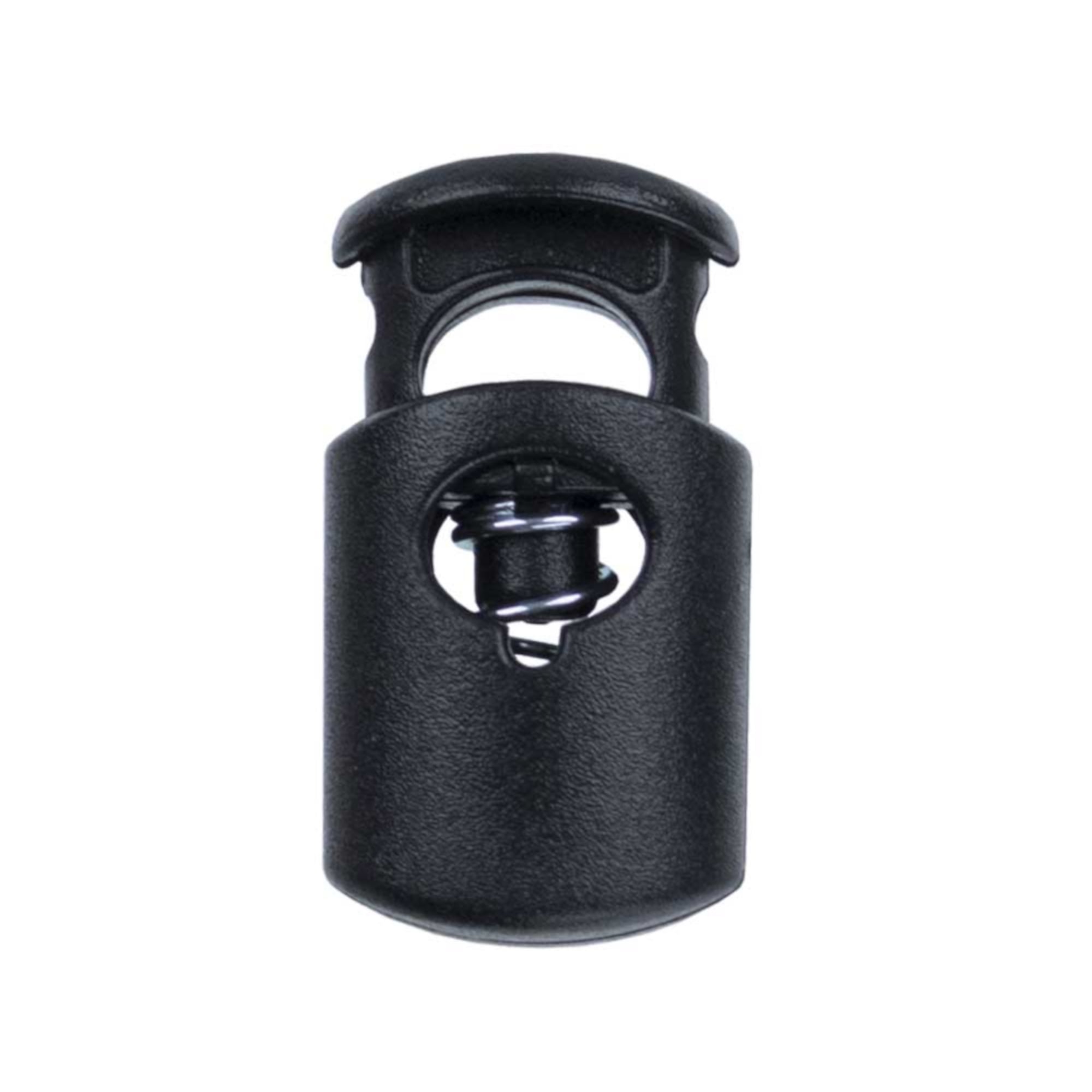 Craft County Single Hole Heavy Duty Plastic Cord Lock Clamp Toggle Stop Slider for Paracord